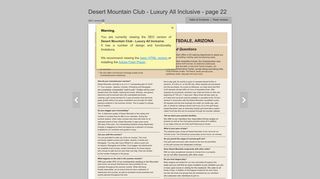 Desert Mountain Club - Luxury All Inclusive