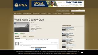 Walla Walla Country Club in Walla Walla, WA | Golf course reviews ...