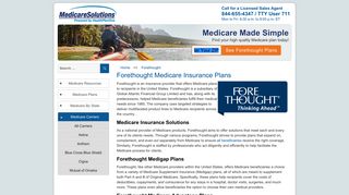 Forethought - Medicare Insurance Providers - Medicare Solutions