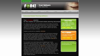 Fore! Trust Software: assemble living trusts and wills