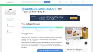 Access 4trustsoftware.customerhub.net. Fore! Trust Software - Log in