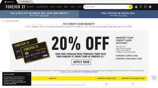 Card_Benefit | Forever 21