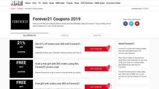 Forever21 Coupons & Promo Codes for February 2019 - Valid ...
