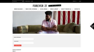 Media Login | Forever 21
