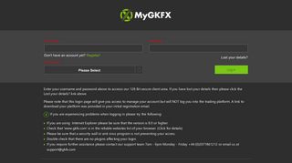 Login to Your Forex Trading Account - GKFX