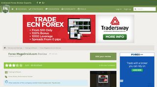 Forex MegaDroid | Forex-MegaDroid.com reviews and ratings by ...