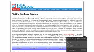 Best Forex Bonus - Bonuses and Offers by Trusted Forex Brokers for ...