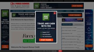 $100 Welcome No Deposit Bonus - ForexChief - All Forex Bonus