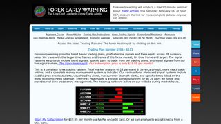 Forexearlywarning: Forex Alerts Live Signals For 28 Pairs