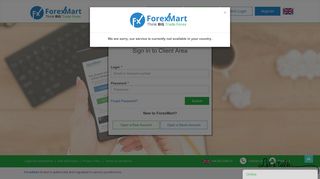 ForexMart | Client Login