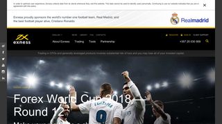 Forex World Cup 2018 — Round 12 - Exness