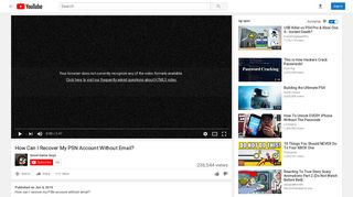 How Can I Recover My PSN Account Without Email? - YouTube