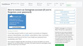 How to restore an Instagram account (if you've forgotten your ...