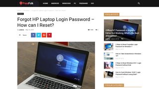 3 Ways to Reset HP Laptop Login Password If You Forgot without Disk