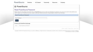 Forgot your password? - PowerSource - PowerSchool