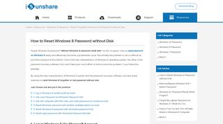 How to Reset Windows 8 Password without Disk If Forgot It