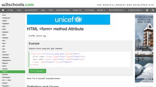 HTML form method Attribute - W3Schools