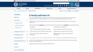 E-Verify and Form I-9 | USCIS