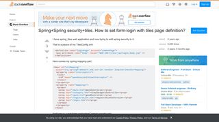 Spring+Spring security+tiles. How to set form-login with tiles ...