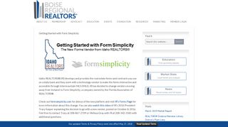 Getting Started with Form Simplicity - Boise Regional REALTORS