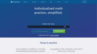 Formative Loop | Individualized math practice, simplified.