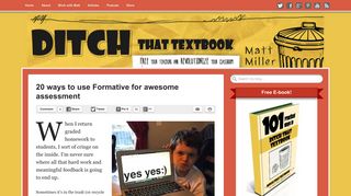 20 ways to use Formative for awesome assessment | Ditch That ...