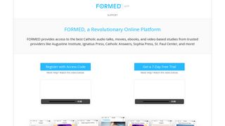 Signup for FORMED - FORMED App