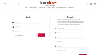 FormFox Marketplace - Login