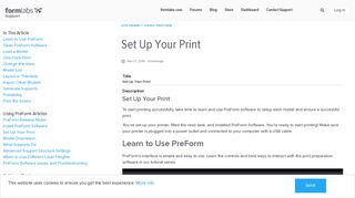 Set Up Your Print - Formlabs Support