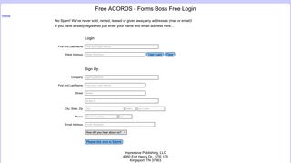 ACORD Forms - Web Trial - Forms Boss