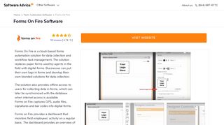 Forms On Fire Software - 2019 Reviews, Pricing & Demo