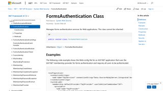 FormsAuthentication Class (System.Web.Security) | Microsoft Docs