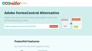 Adobe FormsCentral Alternative | Cognito Forms - Free Online Form ...