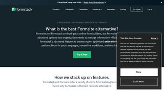 Formsite Alternative Form Builder Solution | Formstack