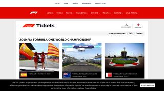 Tickets - Formula One