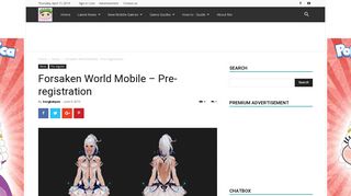 Forsaken World Mobile – Pre-registration | Kongbakpao