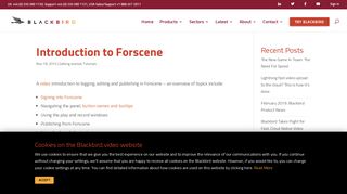 Introduction to Forscene - online video editing software - Blackbird