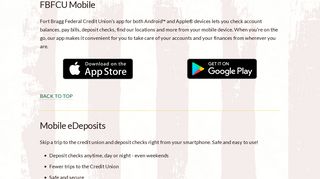 Mobile Online Banking App Fayetteville, NC - Fort Bragg Federal ...