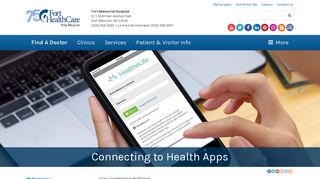 Connecting to Mobile Health Apps | MyCompass | Fort HealthCare