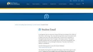 Student Email - Fort Valley State University