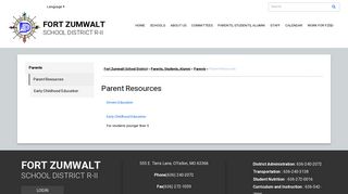 Parent Resources - Fort Zumwalt School District