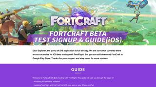FortCraft: A Sandbox Survival Game on Mobile