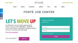 Job Center - Forté Foundation