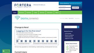 Current Users - Fortera Credit Union