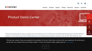 Fortinet Product Demos