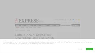 Fortnite DOWN: Epic Games Server Status latest following PS4 ...