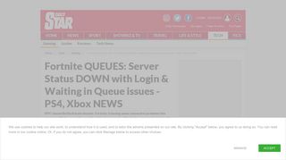 Fortnite QUEUES: Server Status DOWN with Login & Waiting in Queue ...