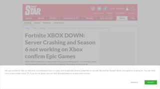 Fortnite XBOX DOWN: Server Crashing and Season 6 not working on ...