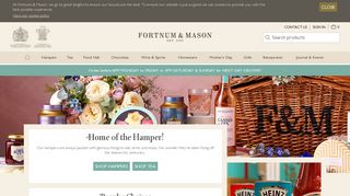 Fortnum & Mason | Luxury hampers, tea, coffee, food & gifts ...