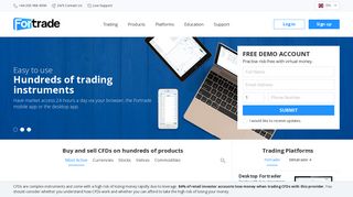 Fortrade Homepage - Advanced online currency & trading platforms ...